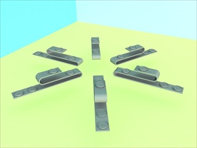 烛台模型 简约 C4D模型