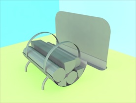 壁炉模型 壁炉设施 C4D模型