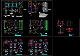 道路交通F型杆件图