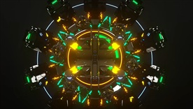 闪耀酒吧夜店荧光霓虹灯机械舞3