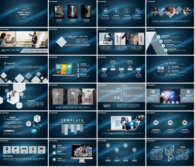 炫酷时尚杂志风总结汇报PPT