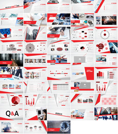 欧美大气杂志风ppt通用模板