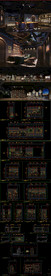 工业风格复古酒吧CAD施工图