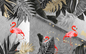 欧式电视背景墙 TIF分层