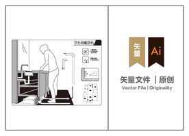 房地产素材-卫生间暖足机