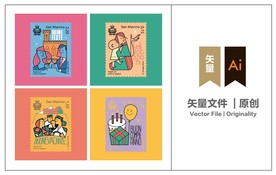 儿童涂鸦 涂色板