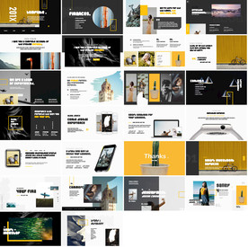 高档大气时尚彩色PPT