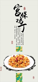 宫保鸡丁广告装饰画