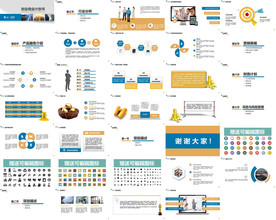 绿色时尚餐饮创业计划动态PPT