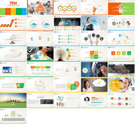 启航2020绿色商务年终PPT