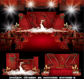 婚礼设计主题婚礼红色婚礼