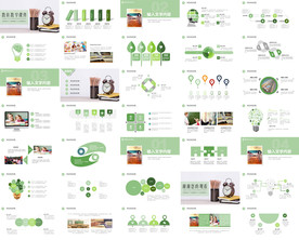 清新简约说课教育培训PPT课件