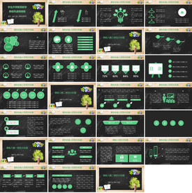 清新简约说课教育培训PPT课件