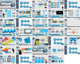 高档卡通黑板ppt教育PPT