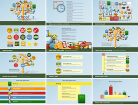 绿色时尚教育培训PPT模板