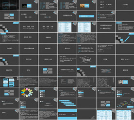 高档卡通黑板ppt教育PPT