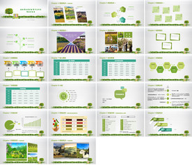 绿色时尚餐饮创业计划动态PPT