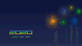 矢量图烟花背景图