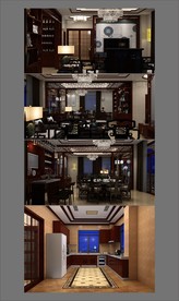 自建房中式装修效果图