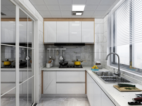 新中式简约厨房装修效果图