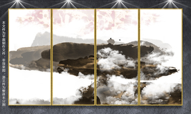 欧式山水装饰画