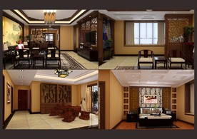 自建房中式装修效果图