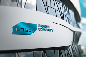 logo立体字效果图样机图片