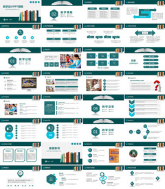 清新简约说课教育培训PPT课件