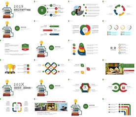 清新简约说课教育培训PPT课件