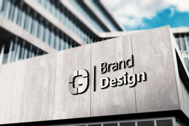 LOGO大厦门头立体字效果图