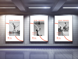 地铁灯箱广告牌效果图