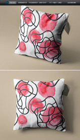 高档抱枕图案 轻奢北欧抱枕