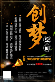 创梦空间招募海报