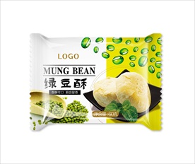 绿豆酥饼卷膜平面展开图