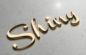 3d立体logo贴图金属效果