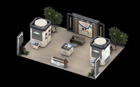 雅居乐商场巡展3d设计