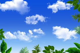 蓝天白云