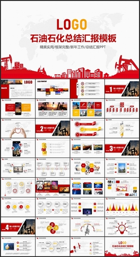 中国石油石化总结汇报PPT