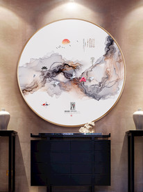圆形装饰画