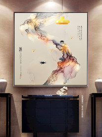 正方形装饰画 方形无框画