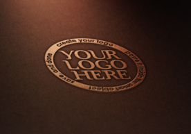 logo烫金效果贴图样机