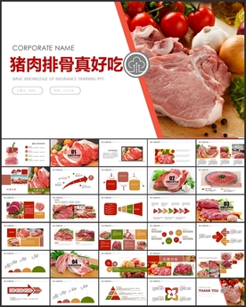猪肉排骨真香PPT