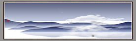 手绘山水