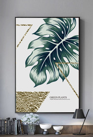 现代北欧小清新植物装饰画