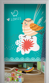 门帘窗帘卷帘遮光帘卷帘图案