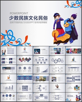 少数民族文化汇报PPT