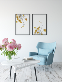 客餐厅挂画相框智能样机