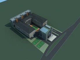 学校 宿舍 办公楼