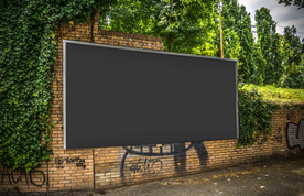 户外广告牌样机