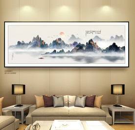 写意山水画 手绘风景画